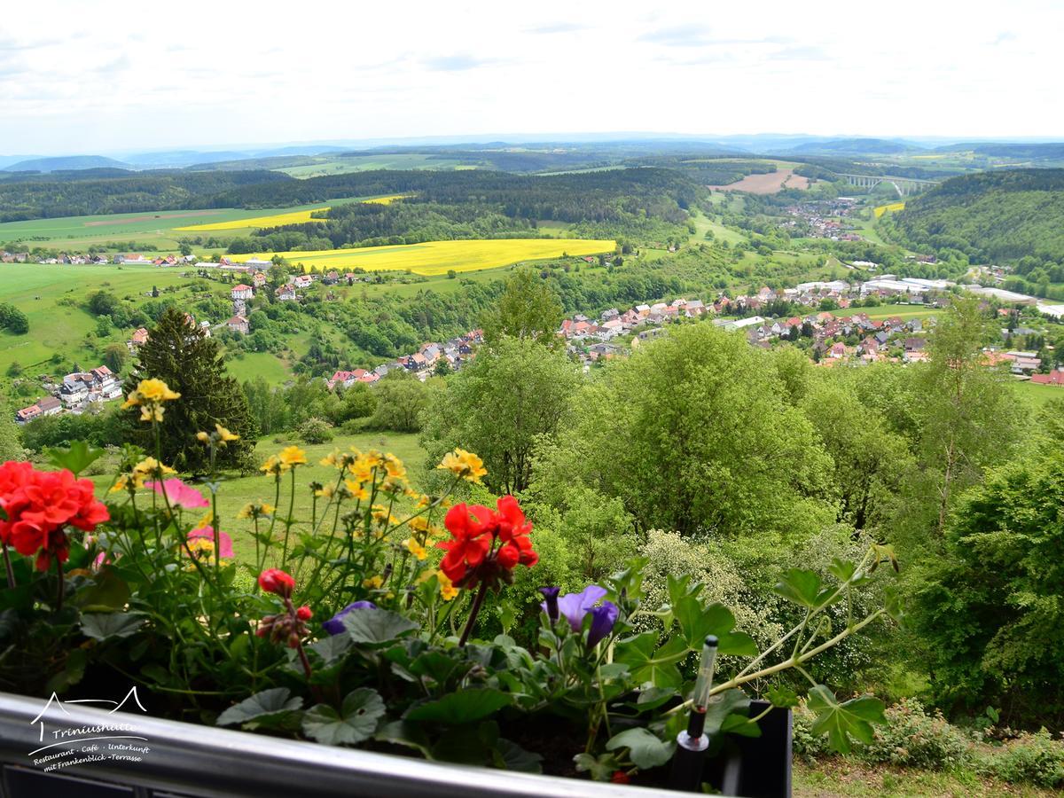 Die Triniushuette "Thueringens Schoenste Aussicht" Rauenstein Eksteriør bilde