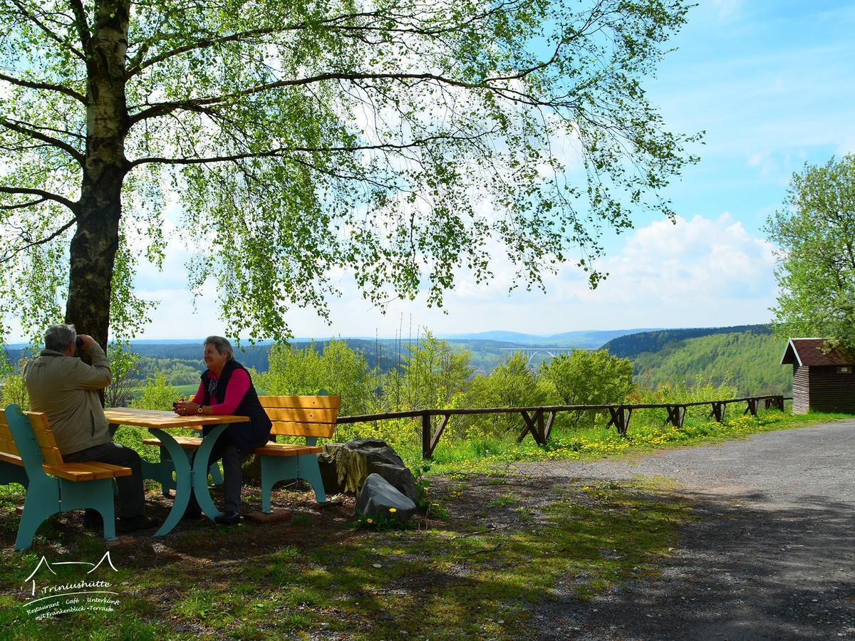 Die Triniushuette "Thueringens Schoenste Aussicht" Rauenstein Eksteriør bilde
