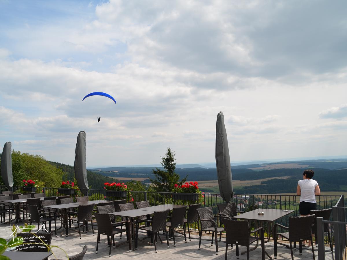 Die Triniushuette "Thueringens Schoenste Aussicht" Rauenstein Eksteriør bilde