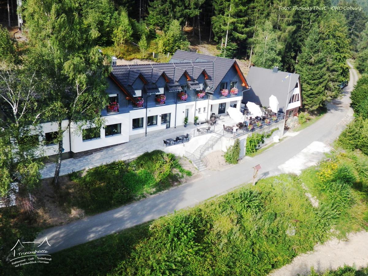 Die Triniushuette "Thueringens Schoenste Aussicht" Rauenstein Eksteriør bilde