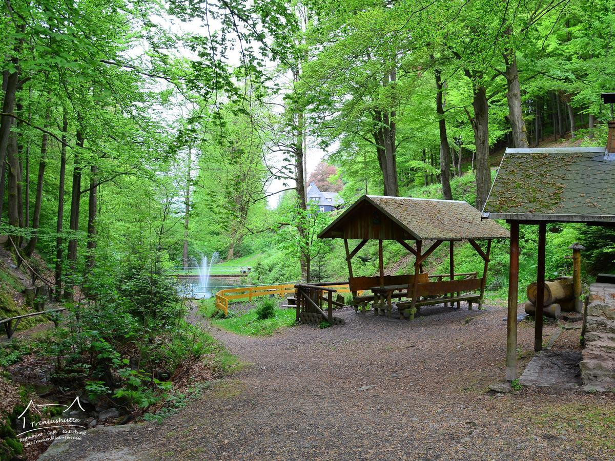 Die Triniushuette "Thueringens Schoenste Aussicht" Rauenstein Eksteriør bilde