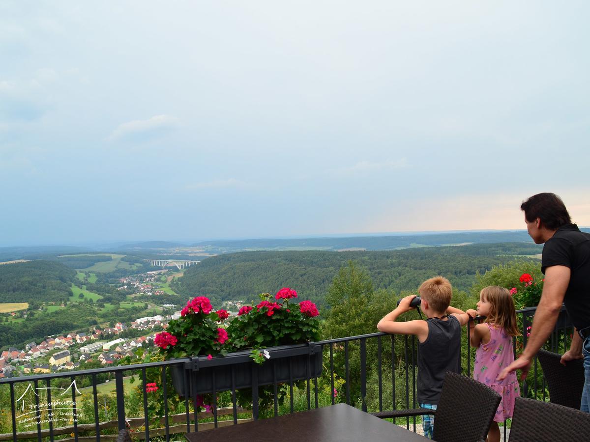 Die Triniushuette "Thueringens Schoenste Aussicht" Rauenstein Eksteriør bilde
