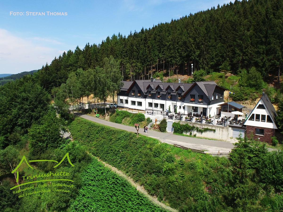 Die Triniushuette "Thueringens Schoenste Aussicht" Rauenstein Eksteriør bilde