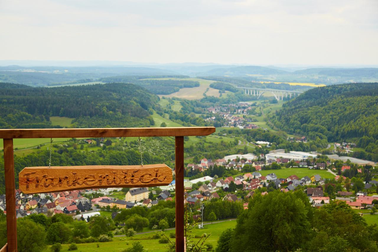 Die Triniushuette "Thueringens Schoenste Aussicht" Rauenstein Eksteriør bilde